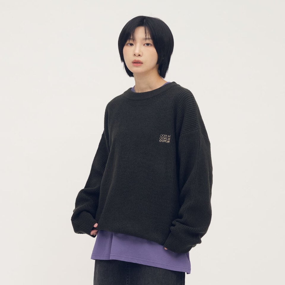 OPM0318-261 日常圓領針織毛衣