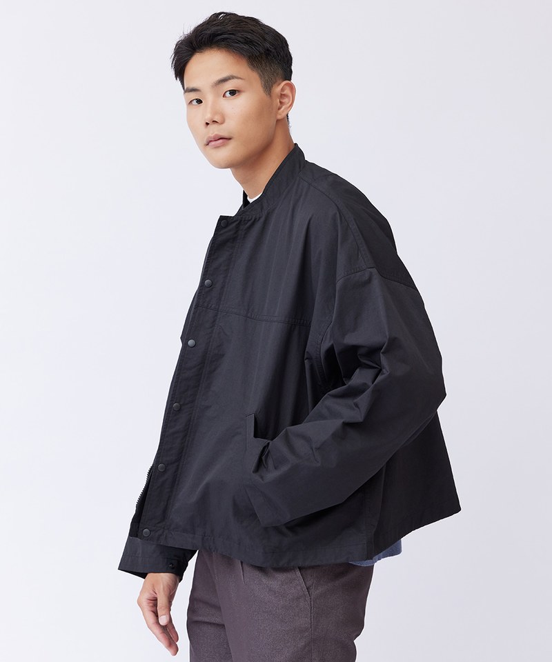 小立領中版軍風外套