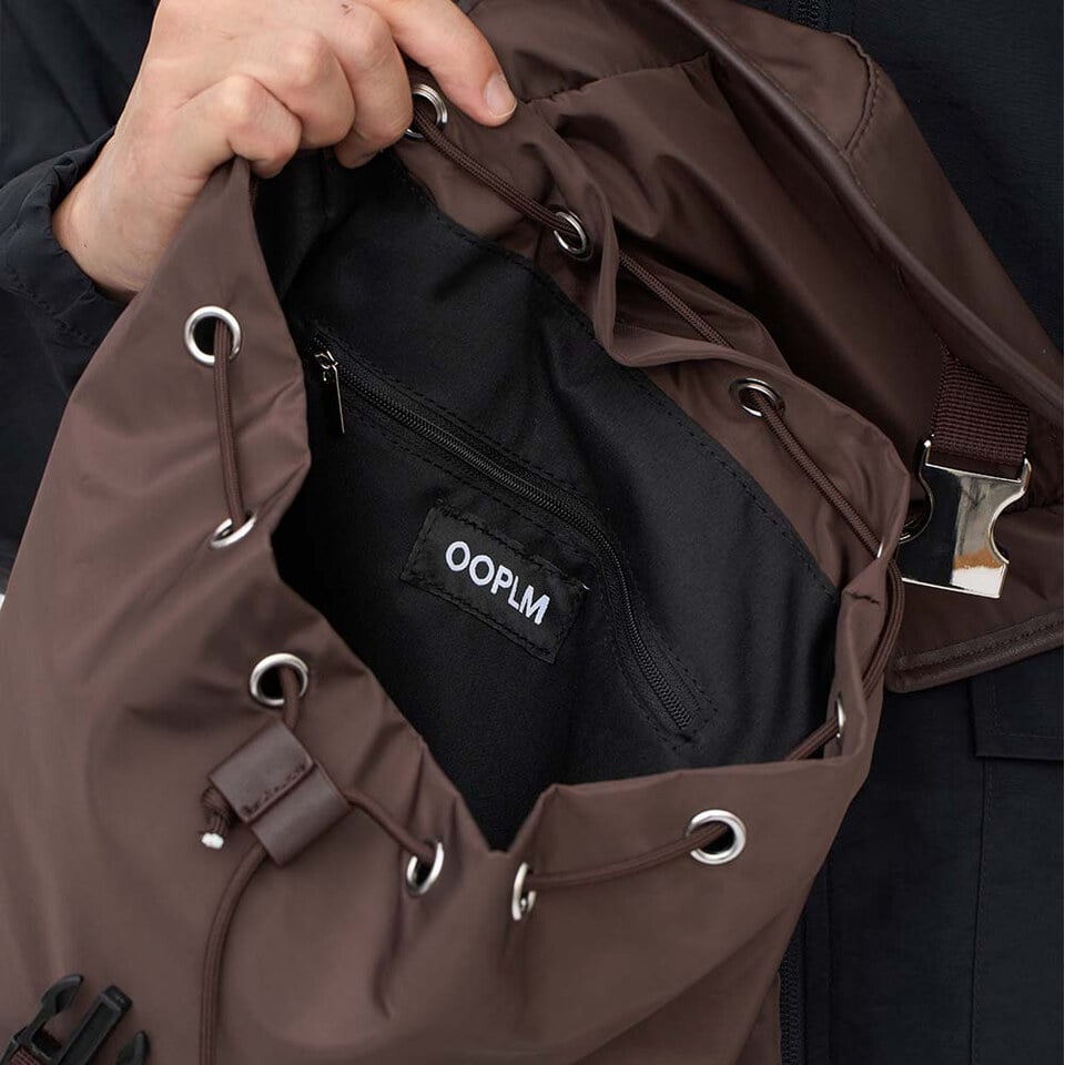 OPM3009-251 尼龍束口大口袋後背包