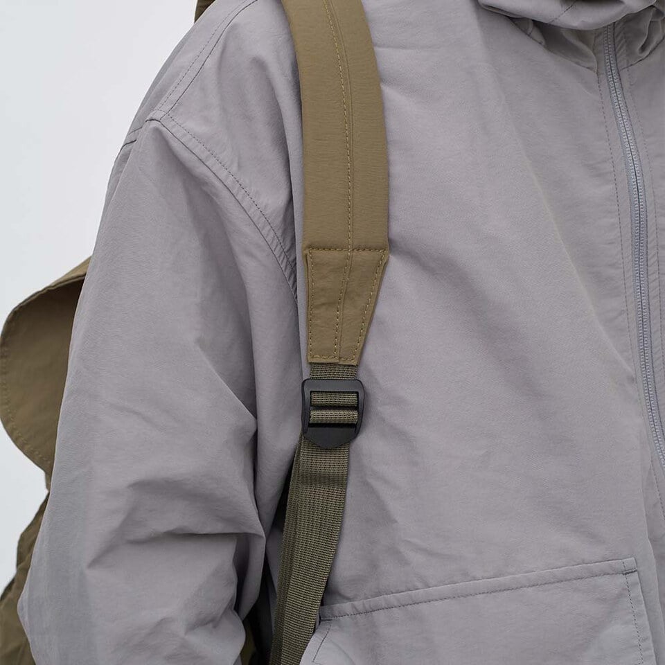 OPM3010-251 尼龍皺褶抽繩後背包