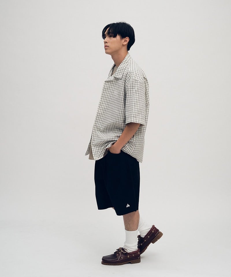 夏日泡泡紗短袖襯衫