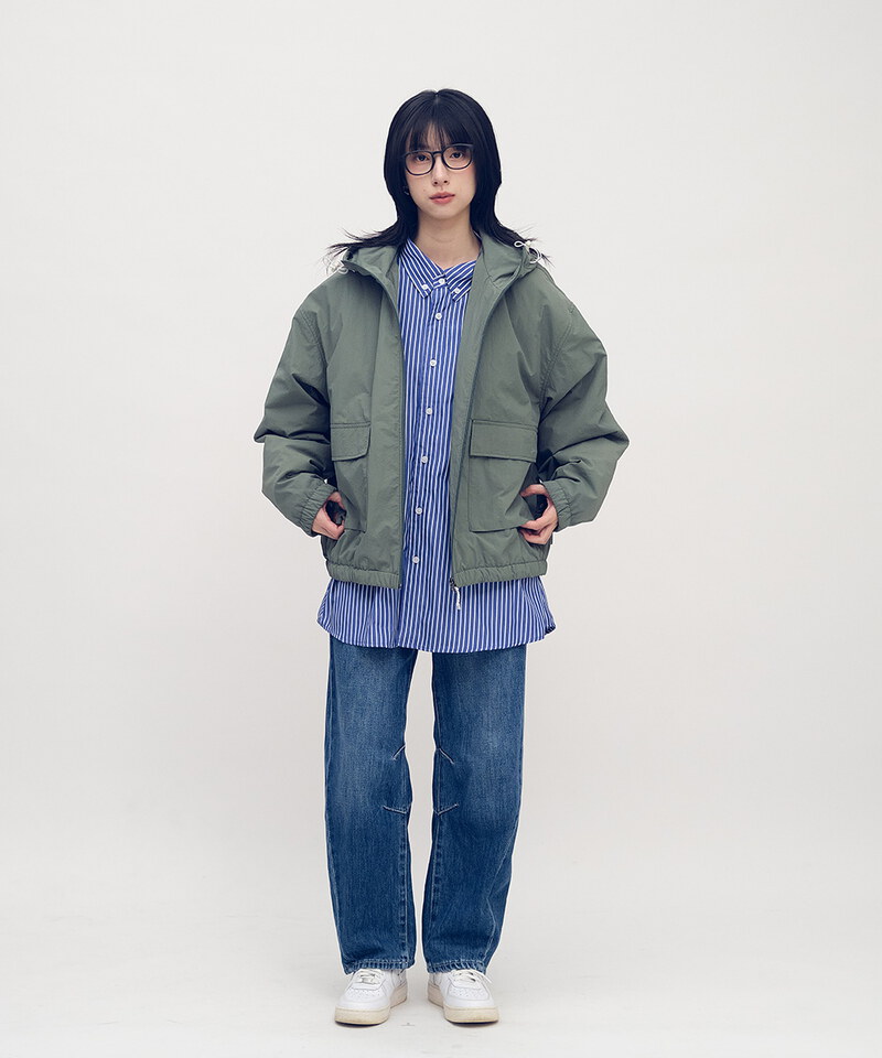 日常條紋長袖襯衫