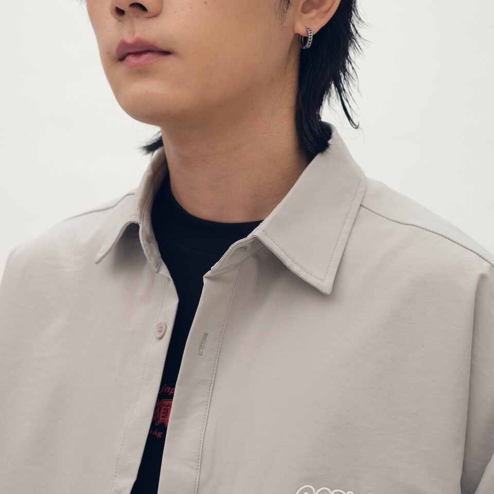 OPM3322-261 臘腸狗狗滑板短袖襯衫