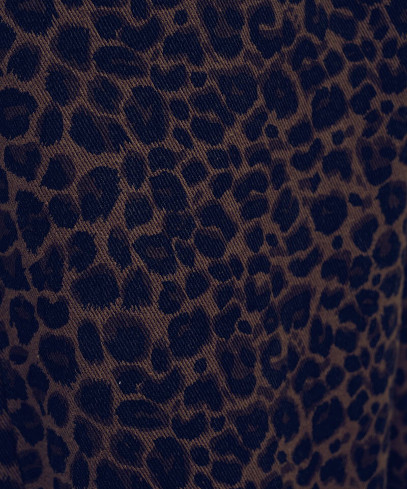 OPM3806-252 棉質豹紋闊腿褲