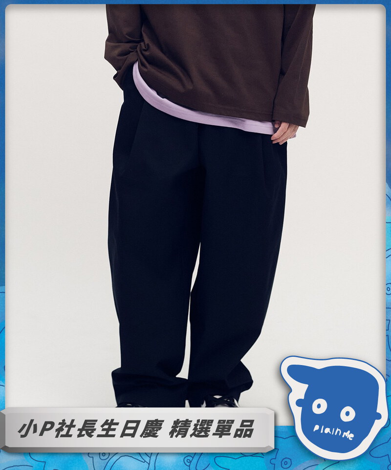 OPM4008-252 吸濕排汗立體剪裁錐寬褲