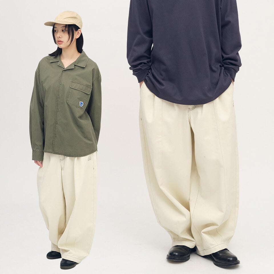 OPM4010-252 日常水洗棉質燈籠褲