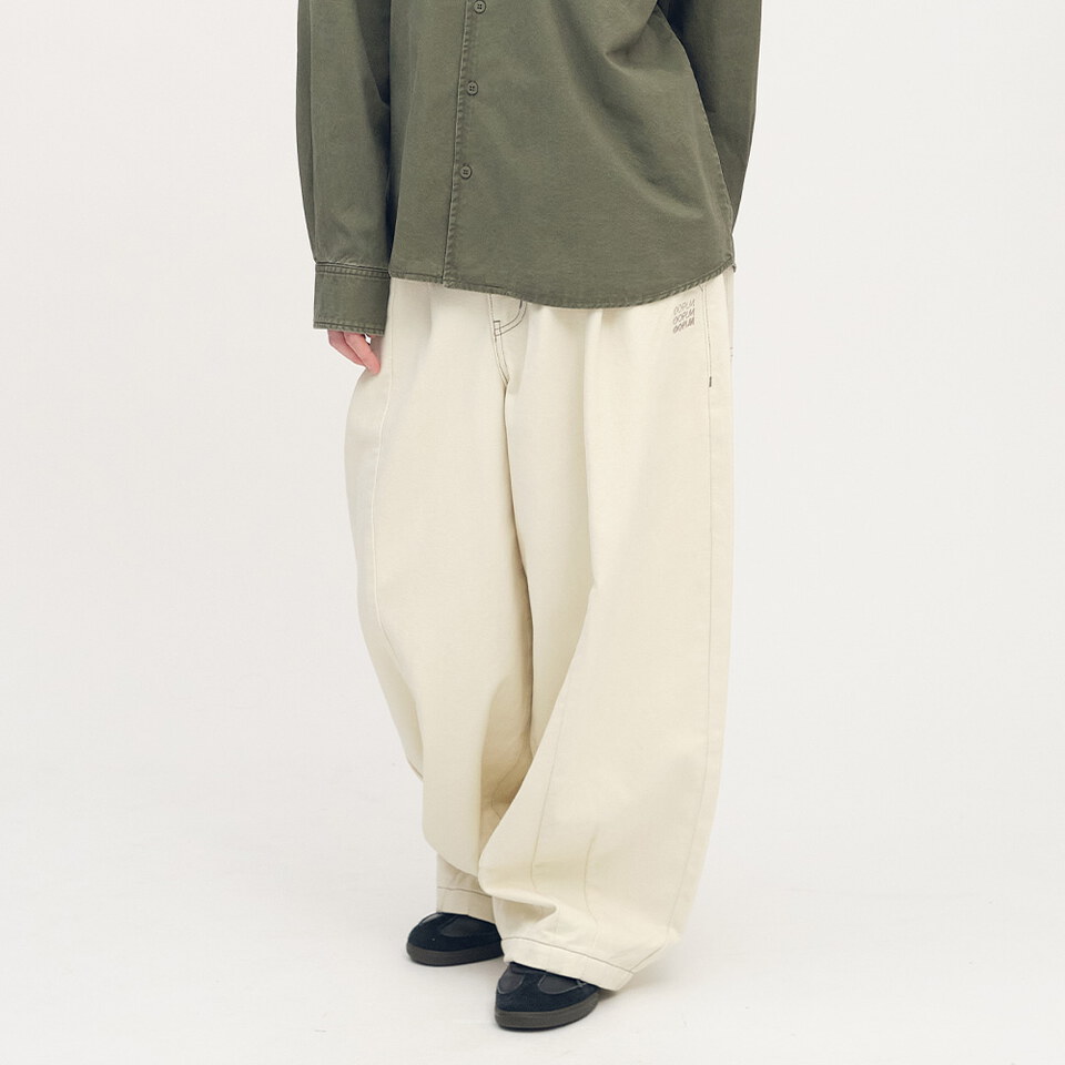 日常水洗棉質燈籠褲