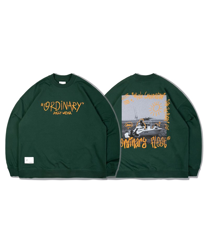 ORDINARY 美式手繪照片大學TEE