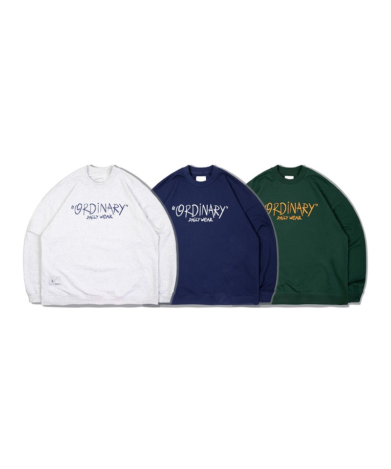 ORDINARY 美式手繪照片大學TEE