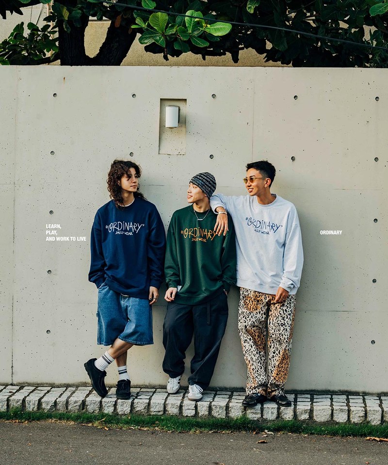 ORDINARY 美式手繪照片大學TEE