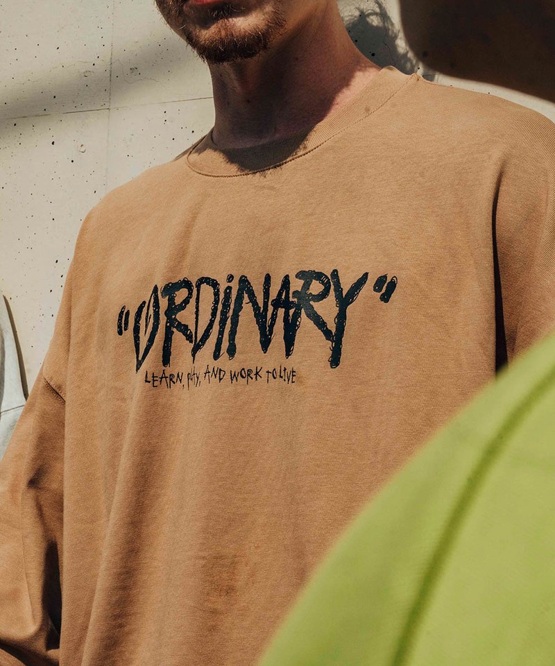 ORDINARY 蠟筆8號球長袖TEE