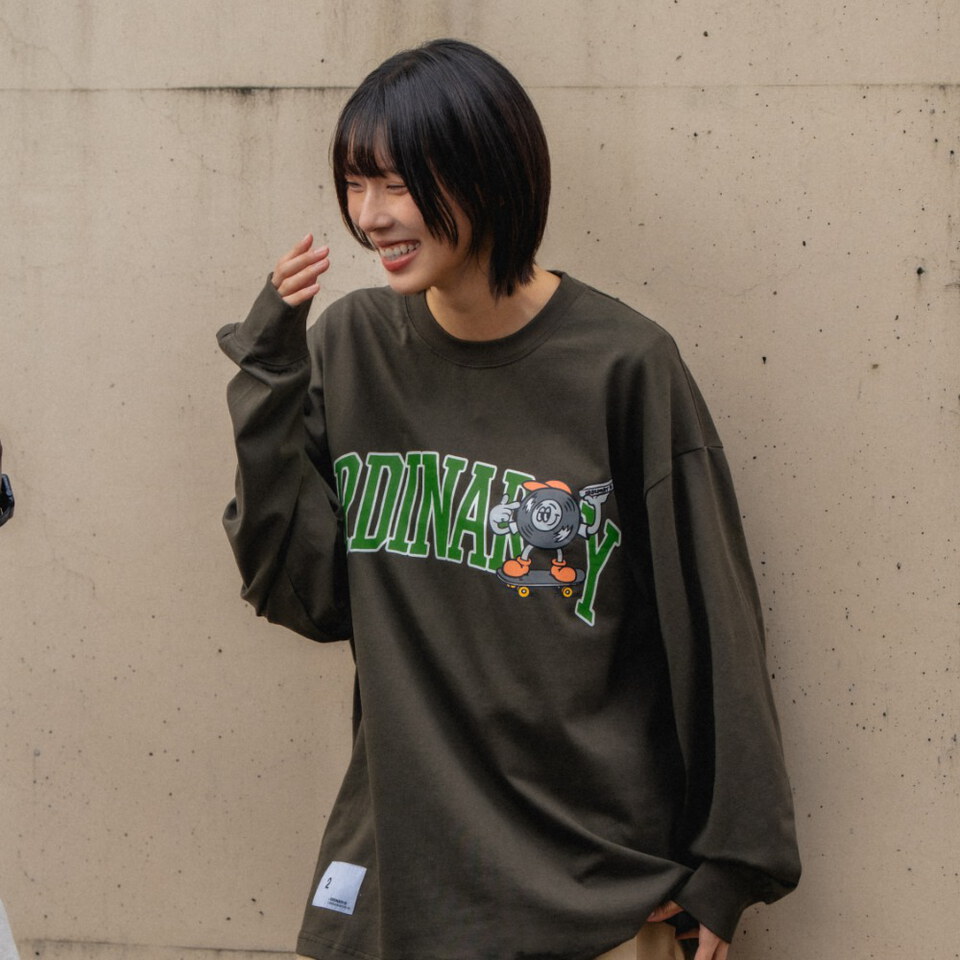 經典角色拱形LOGO長TEE