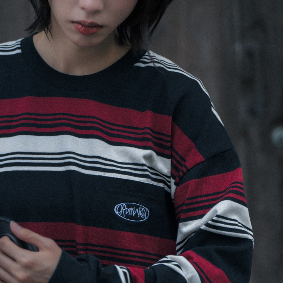 ORD01108-262 口袋LOGO橫條TEE