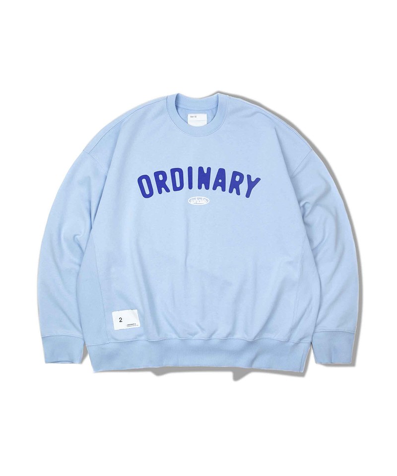 ORD0113-232 ORDINARY 美式復古鯨魚LOGO大學TEE