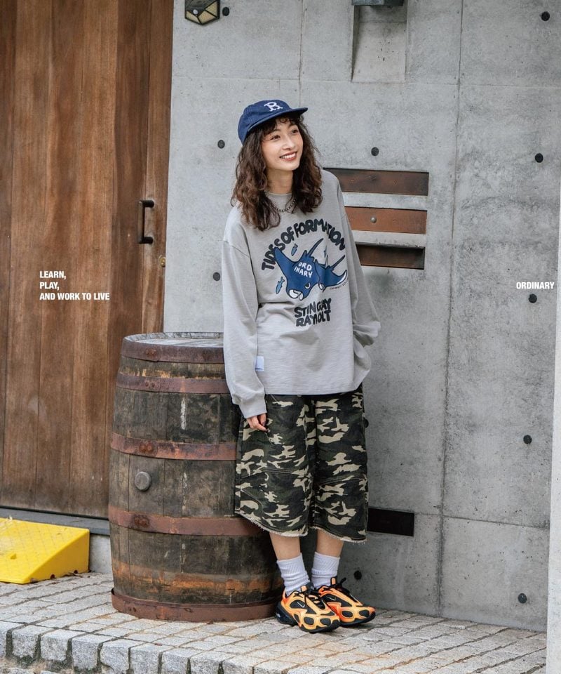 ORD0171-252 美式魟魚LOGO長TEE