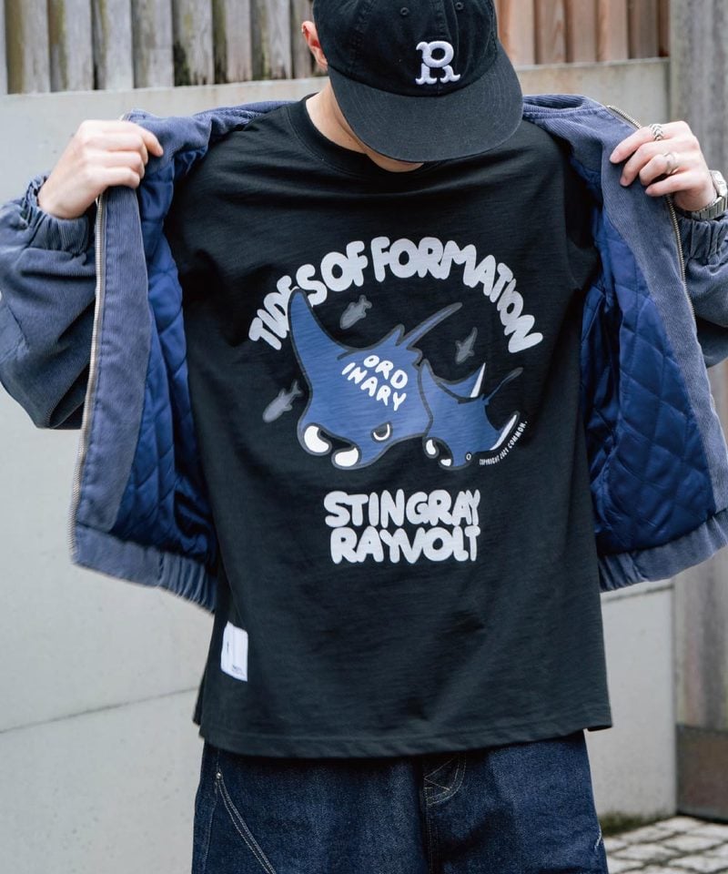 ORD0171-252 美式魟魚LOGO長TEE