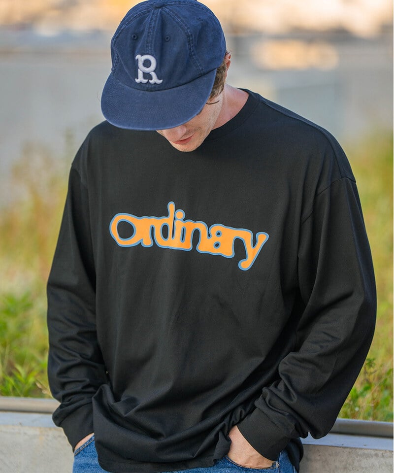 box logo長tee