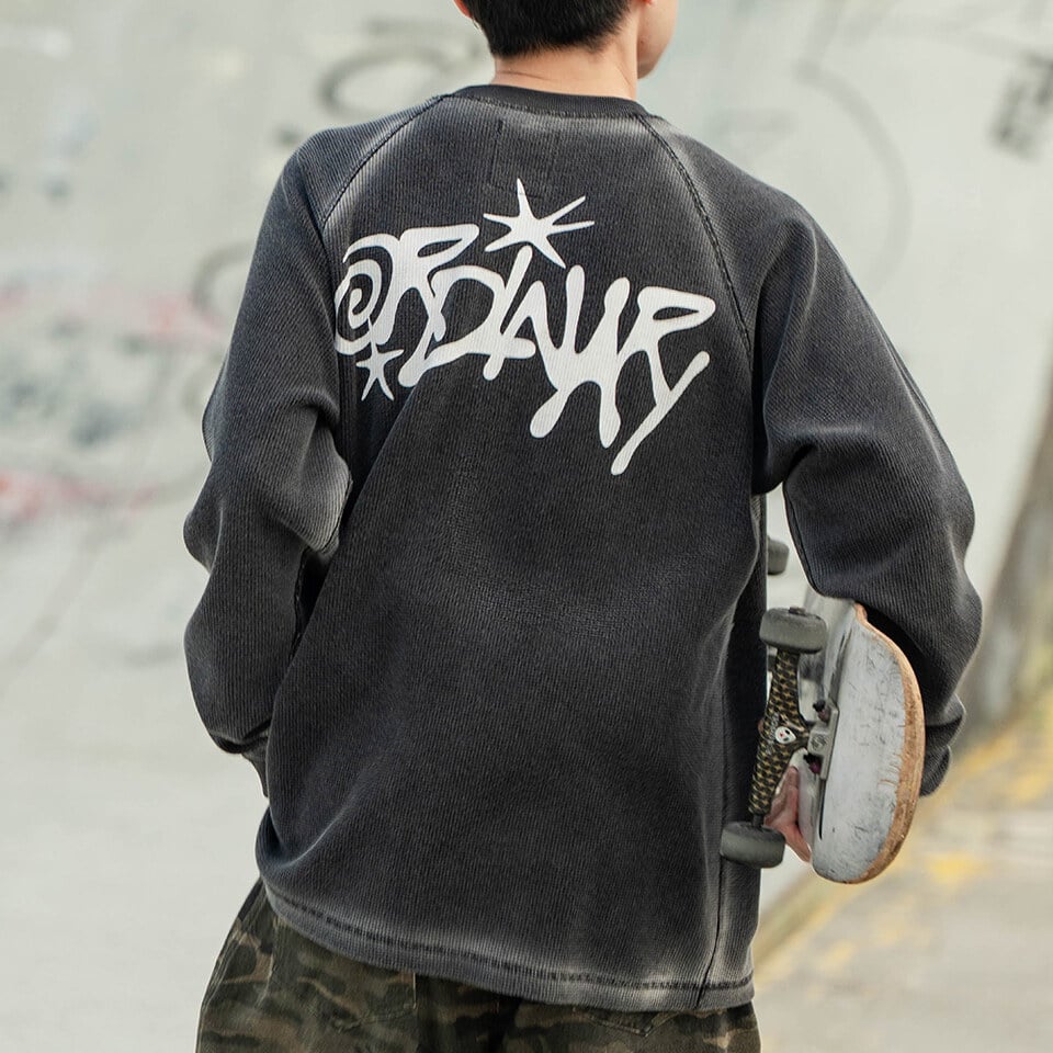 ORD0179-252 水洗渲染華服格長TEE