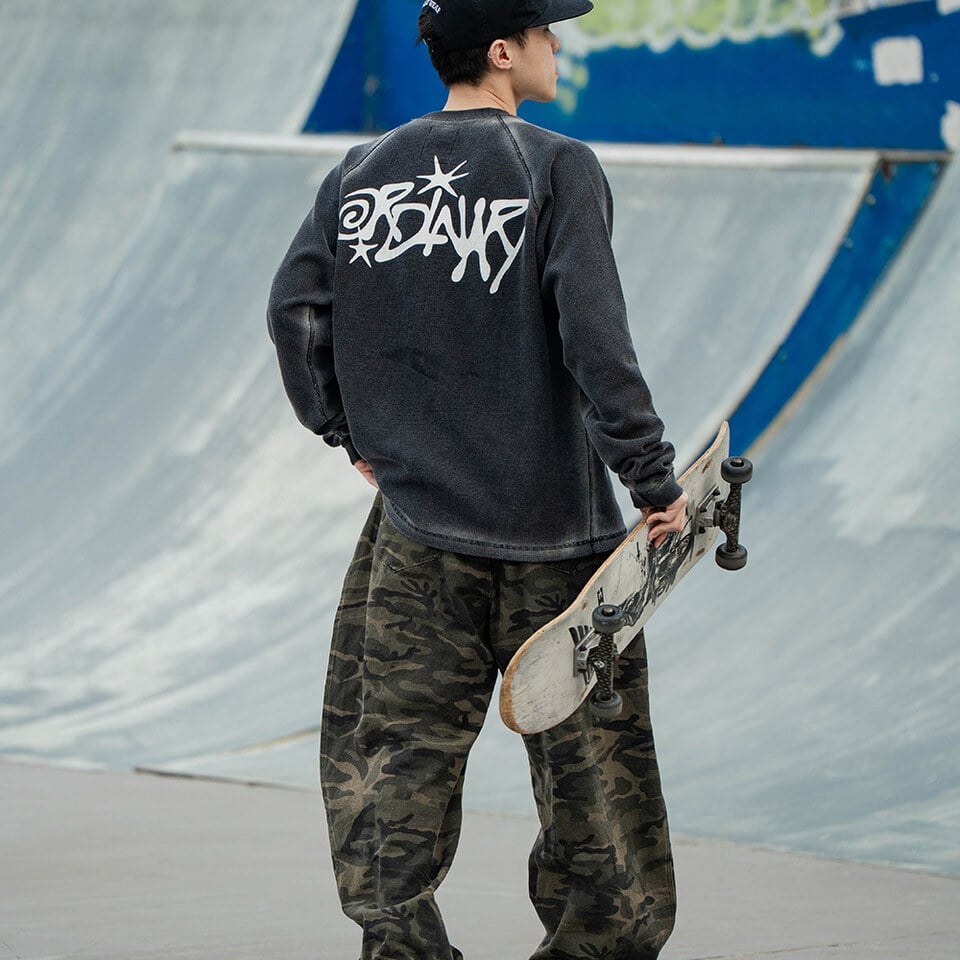 ORD0179-252 水洗渲染華服格長TEE