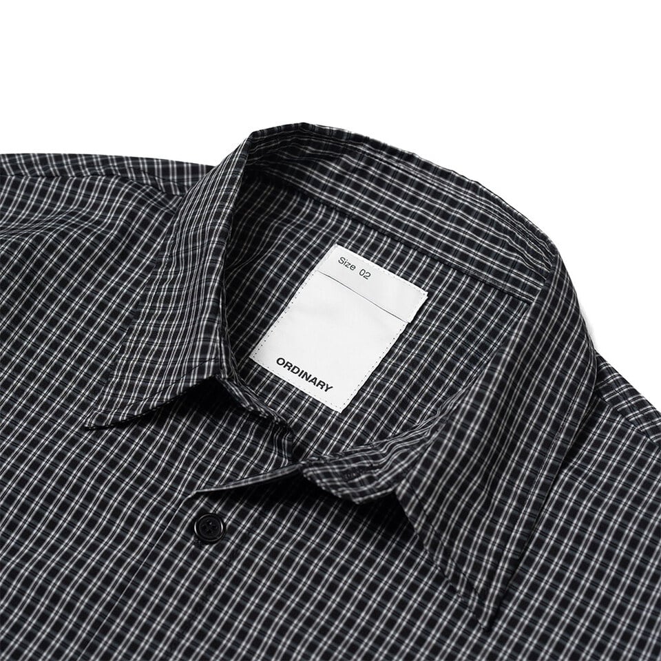 ORD0180-252 鐵牌短板格紋襯衫