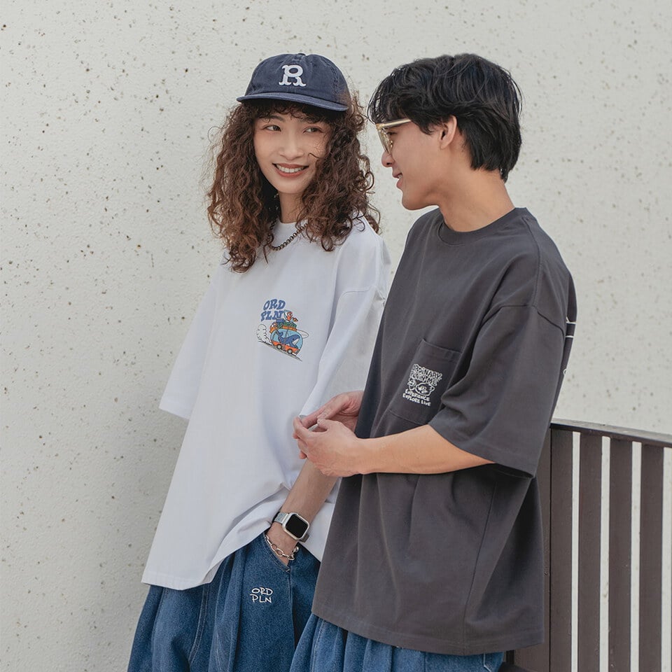 ORD0182-261 ORDINARY X PLAIN ME ⽩⽇夢短tee