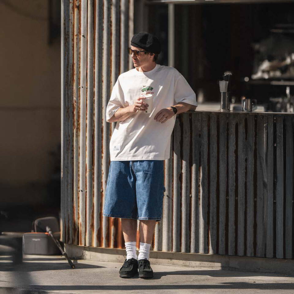 ORD0188-261 復古蠟筆角色短TEE