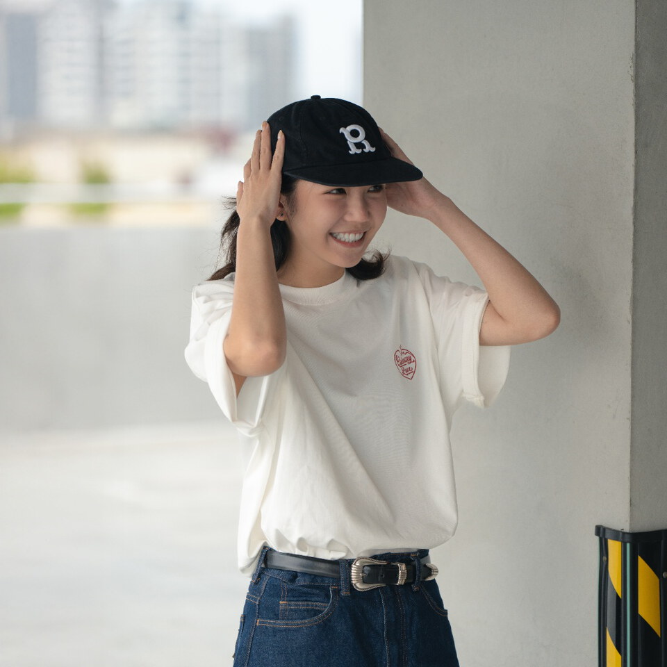 愛心衝浪復古短T