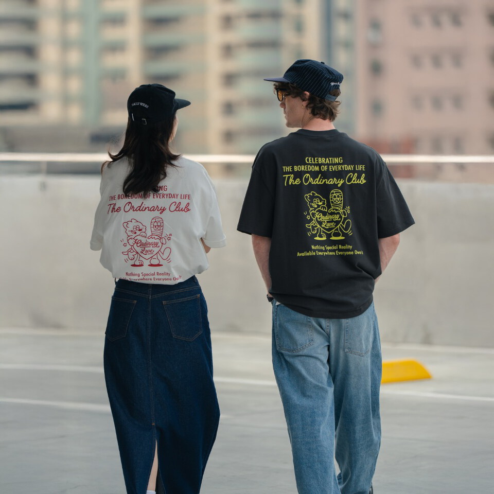 愛心衝浪復古短T