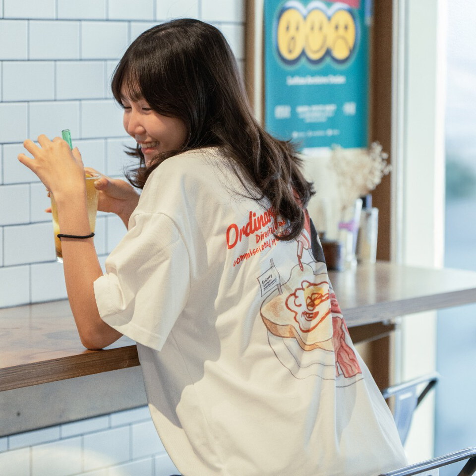 ORDINARY 卡通早餐TEE