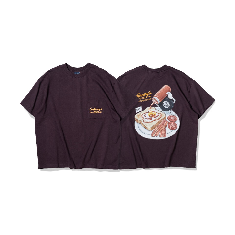 ORDINARY 卡通早餐TEE