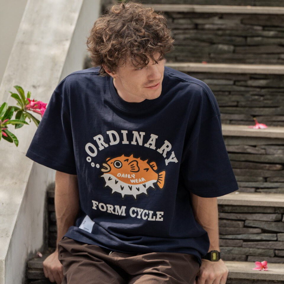 河豚竹節棉短TEE