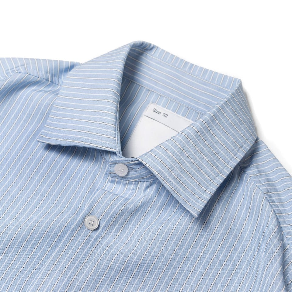 ORD0211-261 ORDINARY X PLAIN ME 可拆條紋襯衫