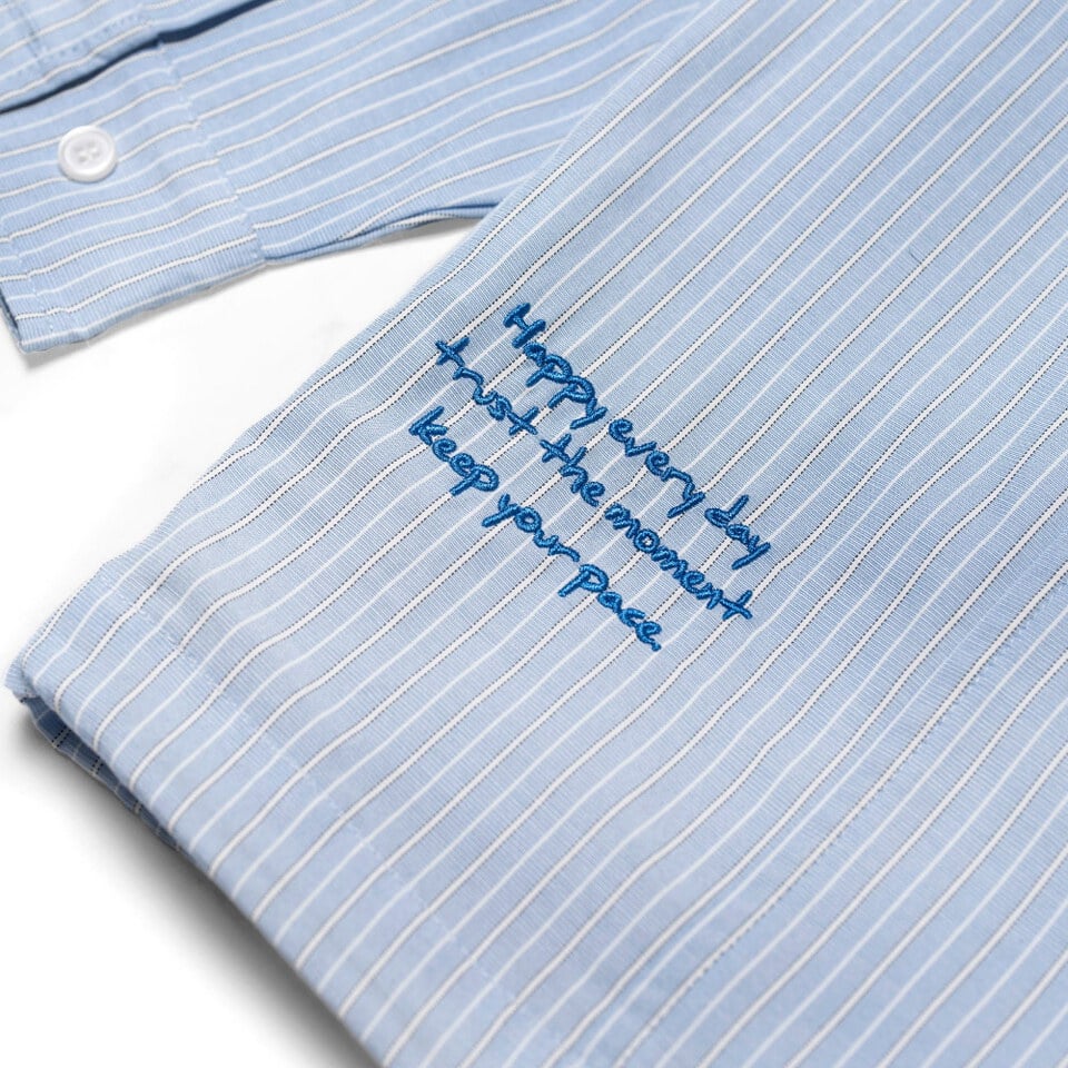 ORD0211-261 ORDINARY X PLAIN ME 可拆條紋襯衫