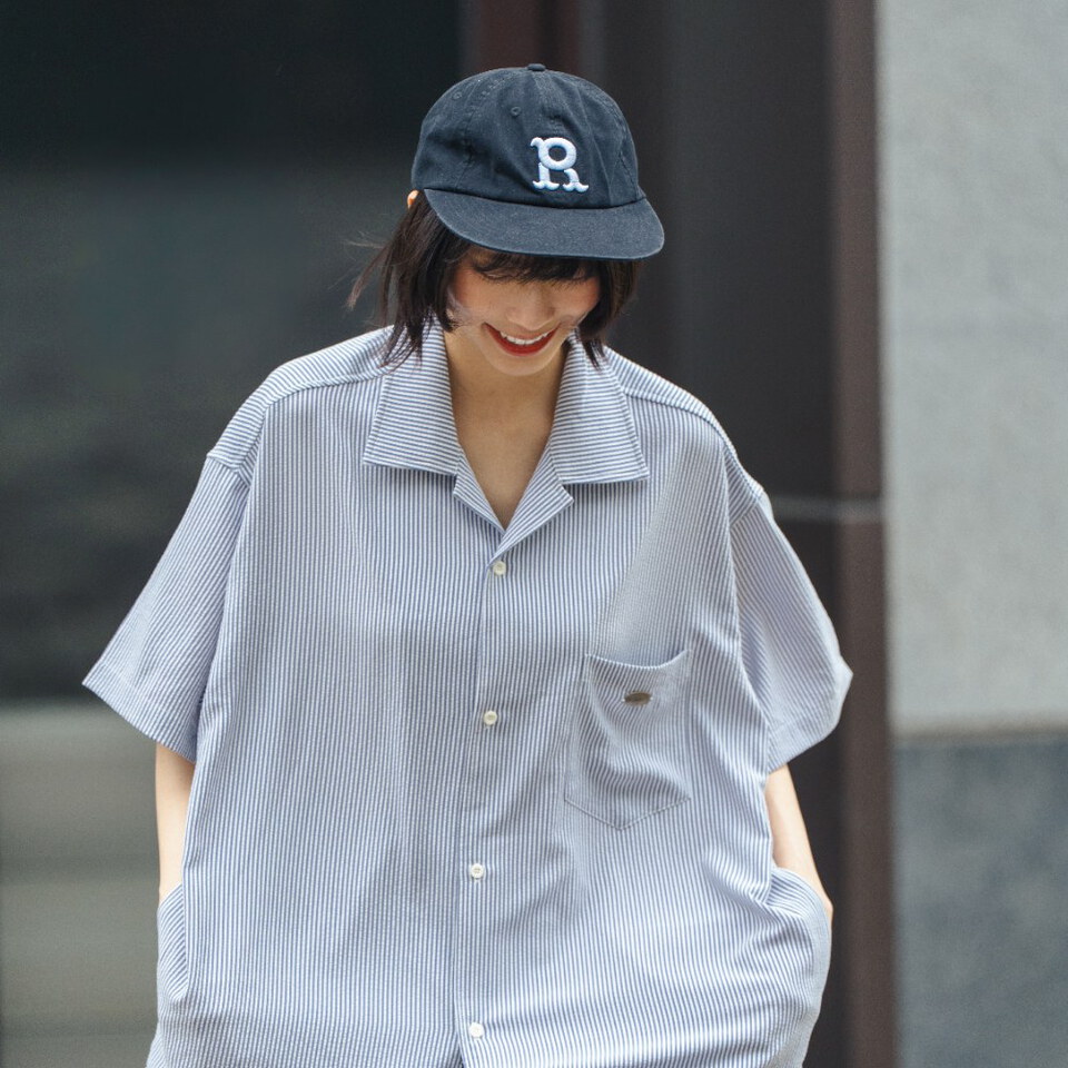 涼感泡泡紗古巴襯衫