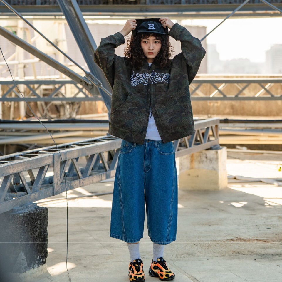 ORD1119-252 華夫格短板迷彩帽拉