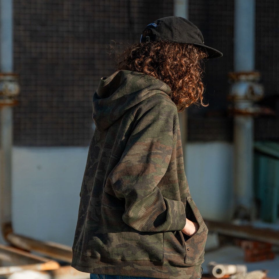 ORD1119-252 華夫格短板迷彩帽拉