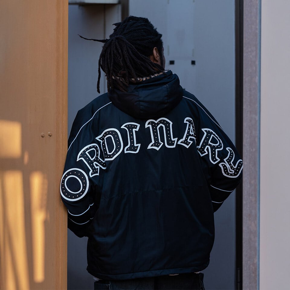 雙面豹紋卯釘貼皮外套