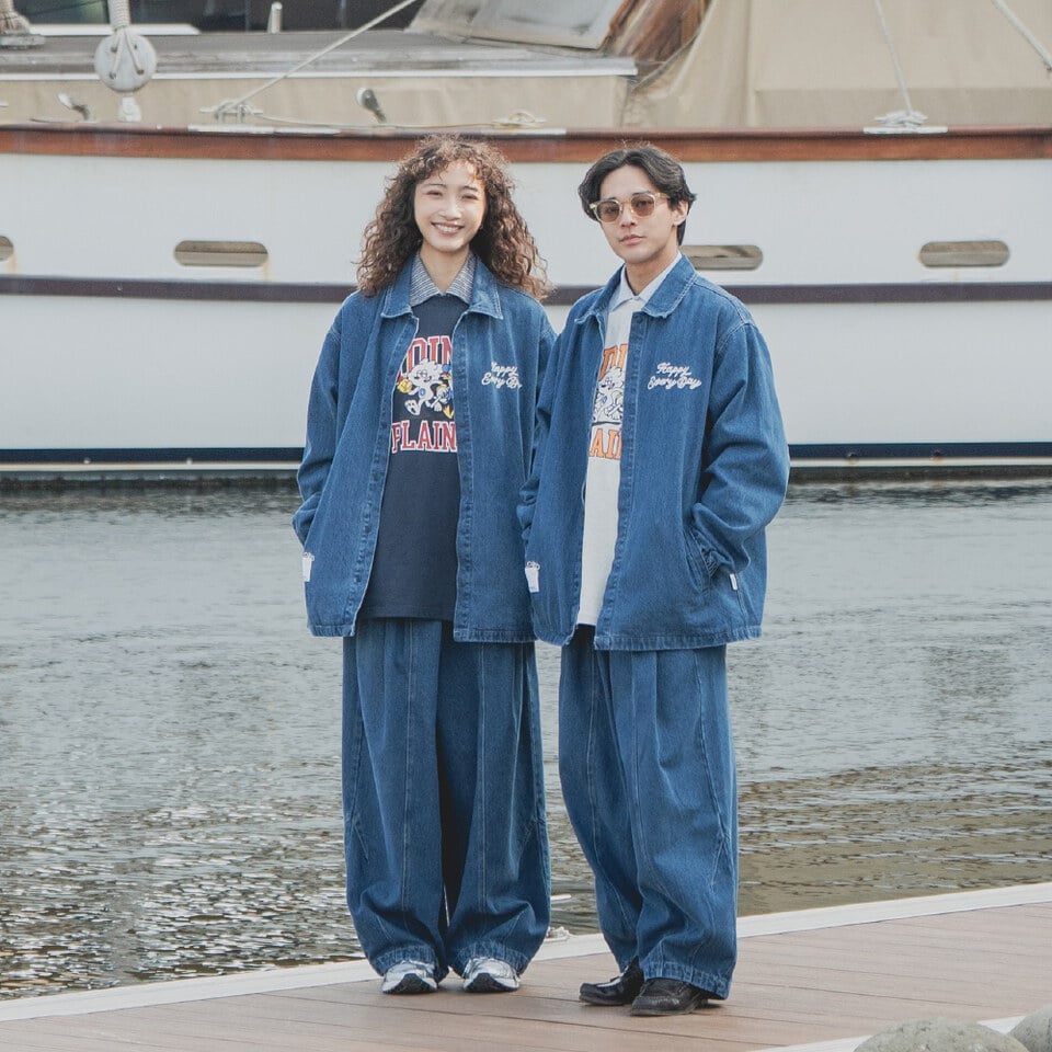 ORD1122-261 ORDINARY X PLAIN ME 單寧教練外套