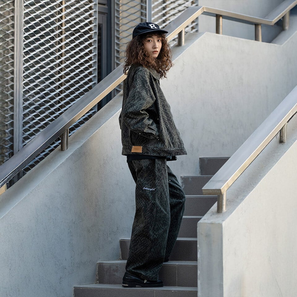 水洗底特律工作夾克