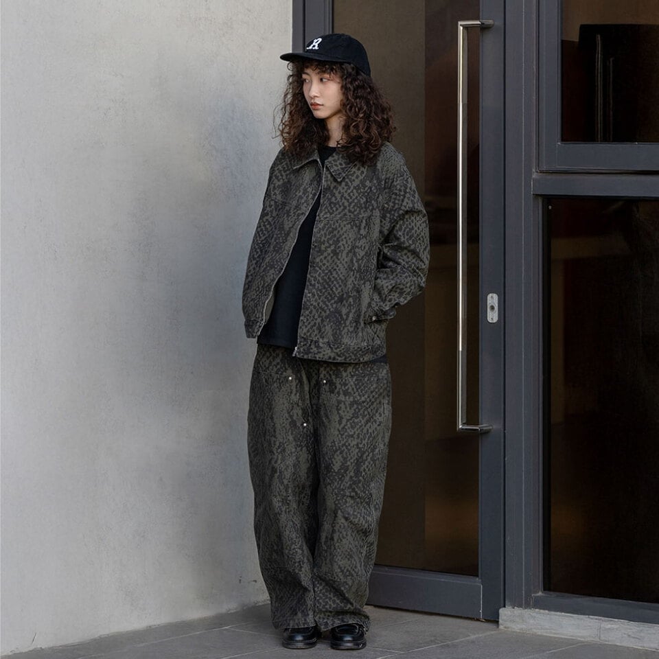 水洗底特律工作夾克