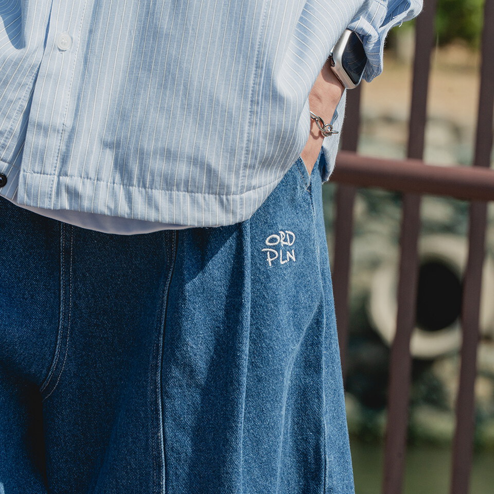 ORD1612-261 ORDINARY X PLAIN ME 單寧氣球褲