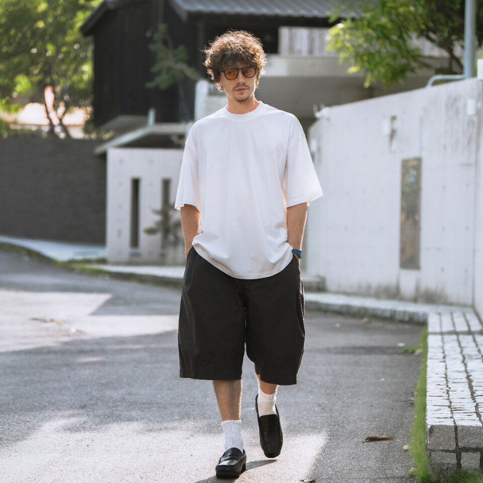 水洗燈籠工作短褲