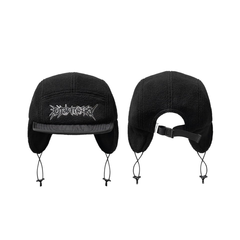 LOGO羊羔毛遮耳帽