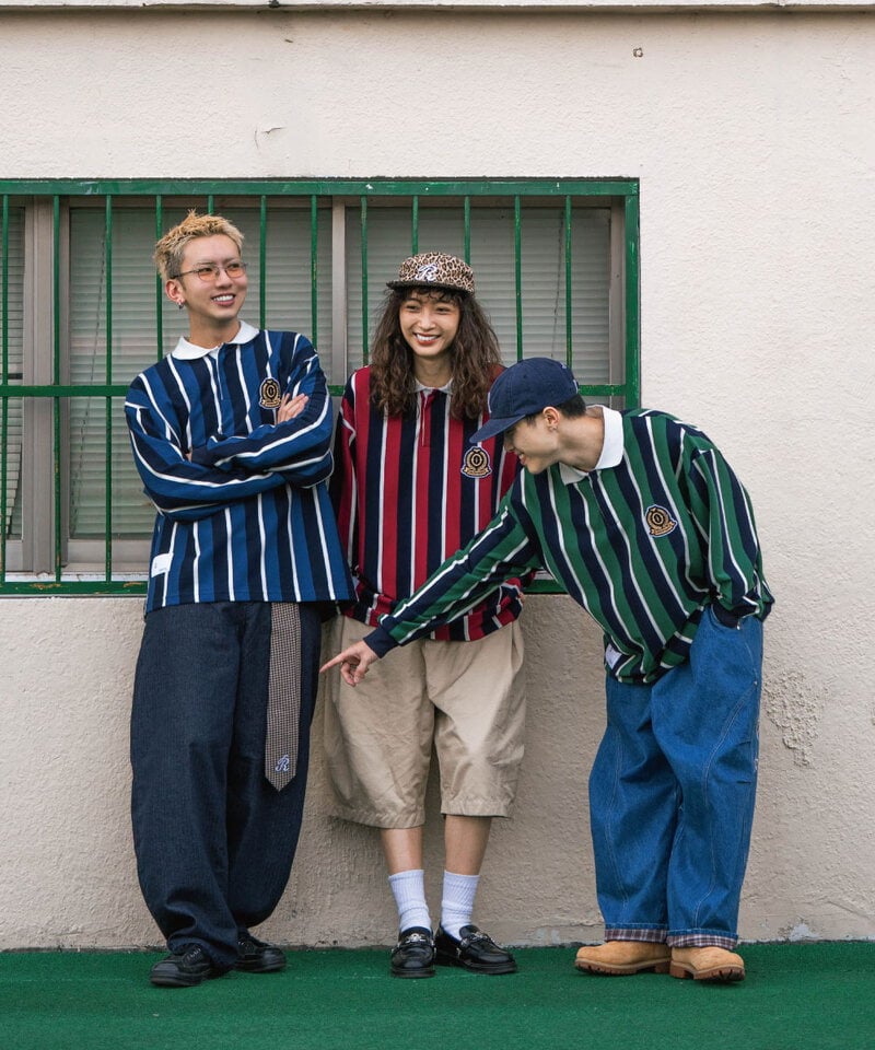 ORD3603-252 復古學院條紋POLO衫