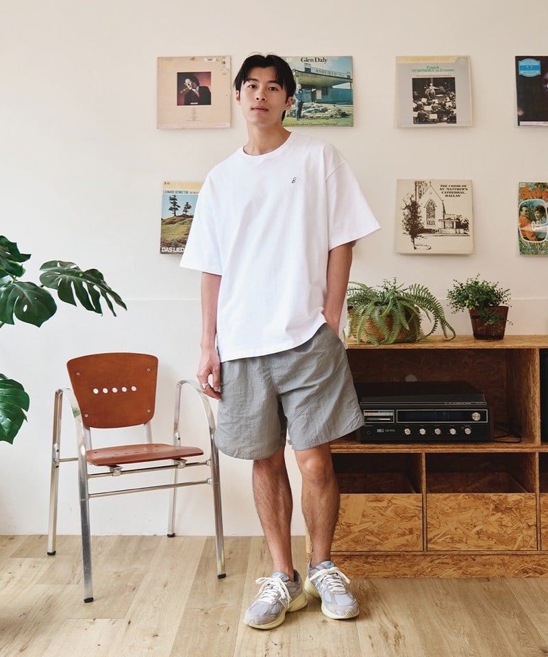 左胸刺繡LOGO短Tee