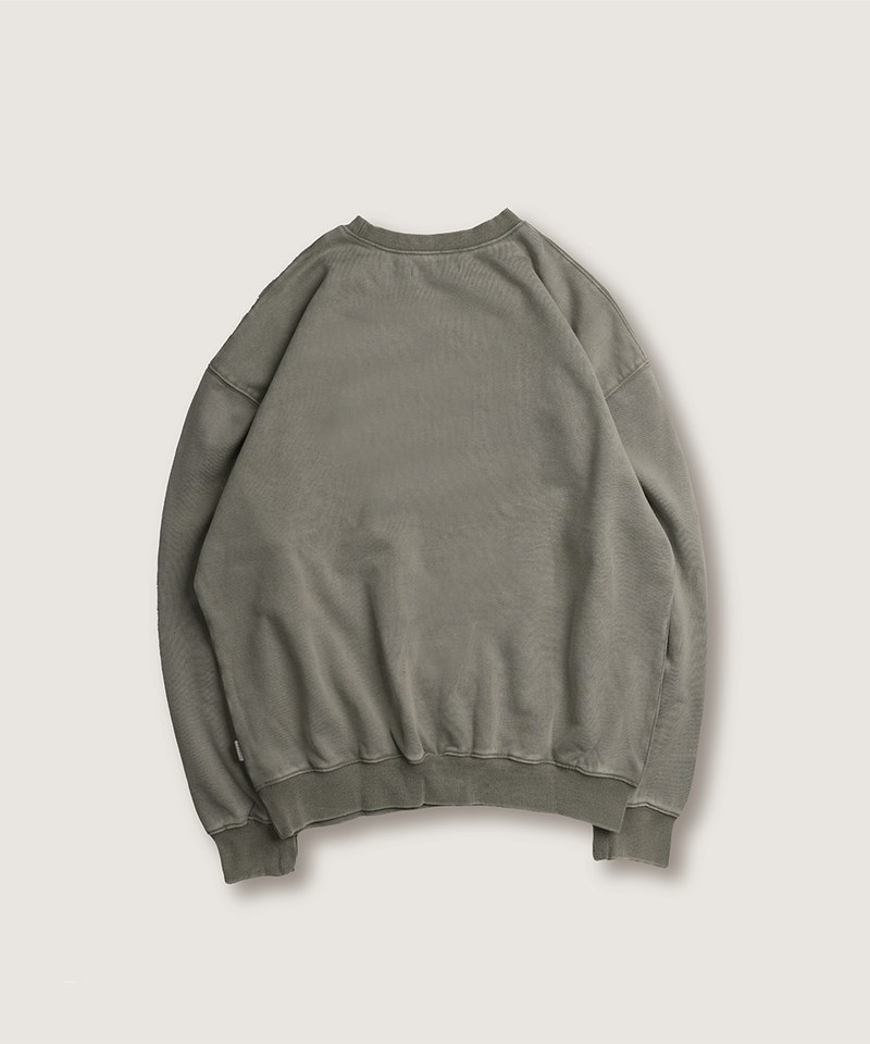 鎖鏈繡字水洗大學Ｔ TPFD VINTAGE SWEATSHIRT