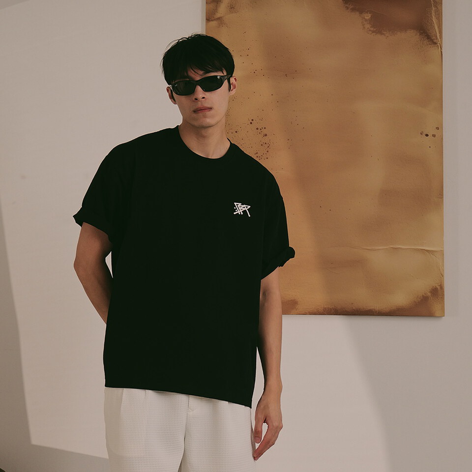 塗鴉照片短TEE BIKE MAN TEE