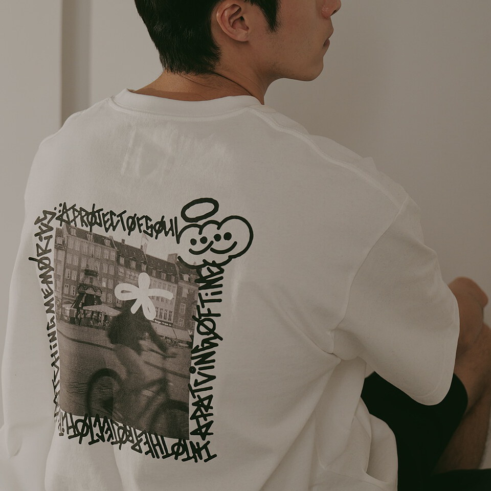 塗鴉照片短TEE BIKE MAN TEE