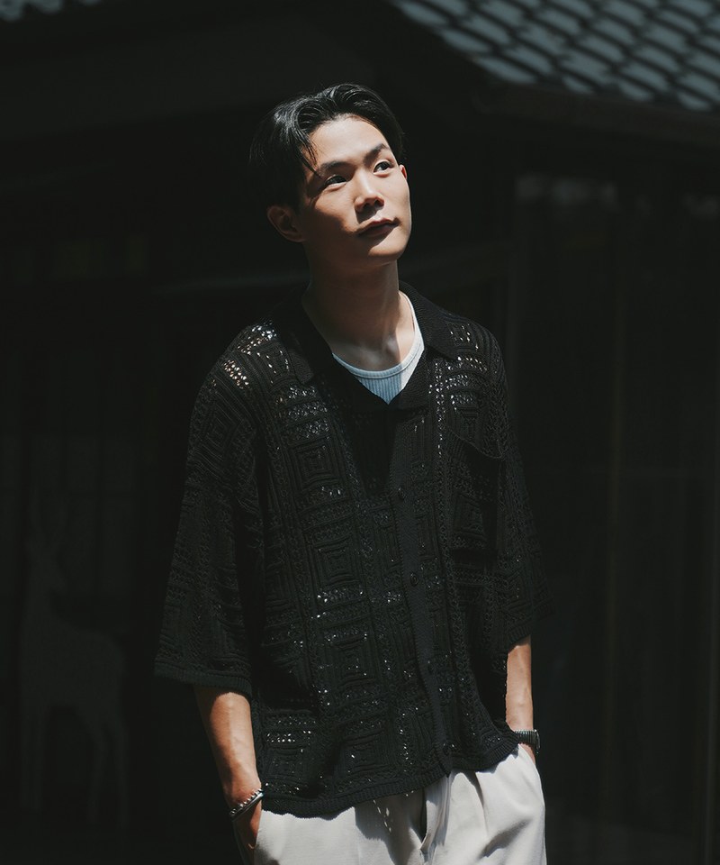 PBP0202-241 針織襯衫 LOOSE KNIT SHIRT