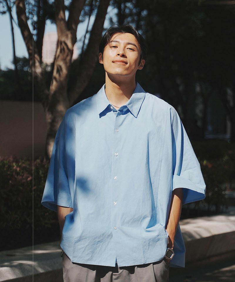 PBP0203-241 蝙蝠袖襯衫 Loose Oxford Shirts